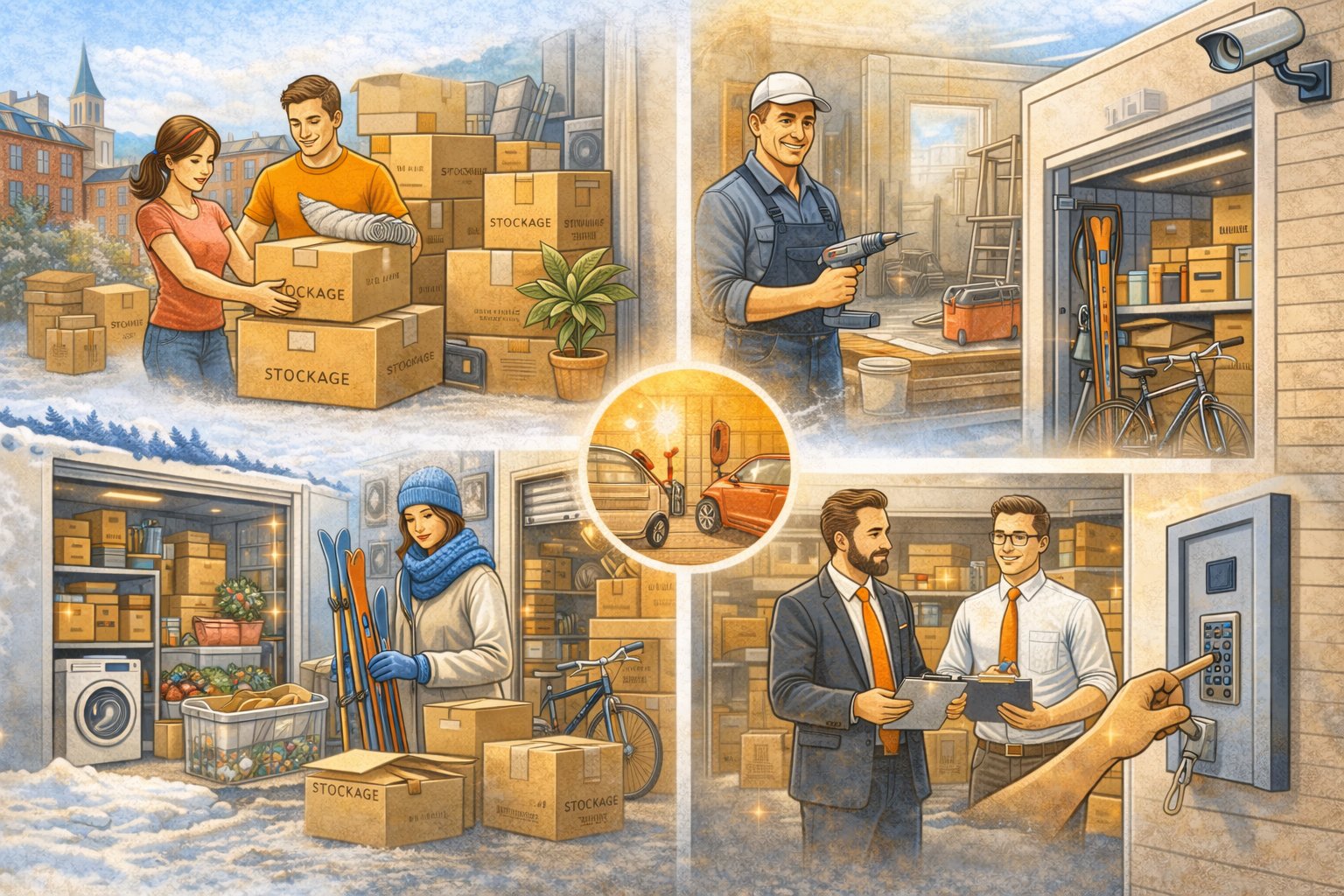Illustration : Maximiser l’espace de votre box à Roanne : nos meilleures astuces pour un rangement efficace