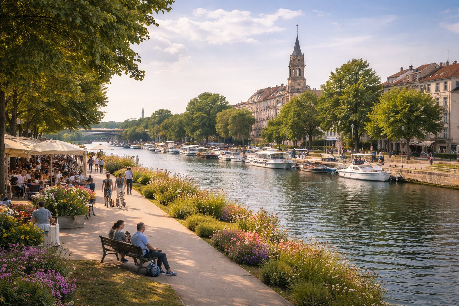 Illustration : Roanne : une ville à taille humaine entre Loire, nature et art de vivre
