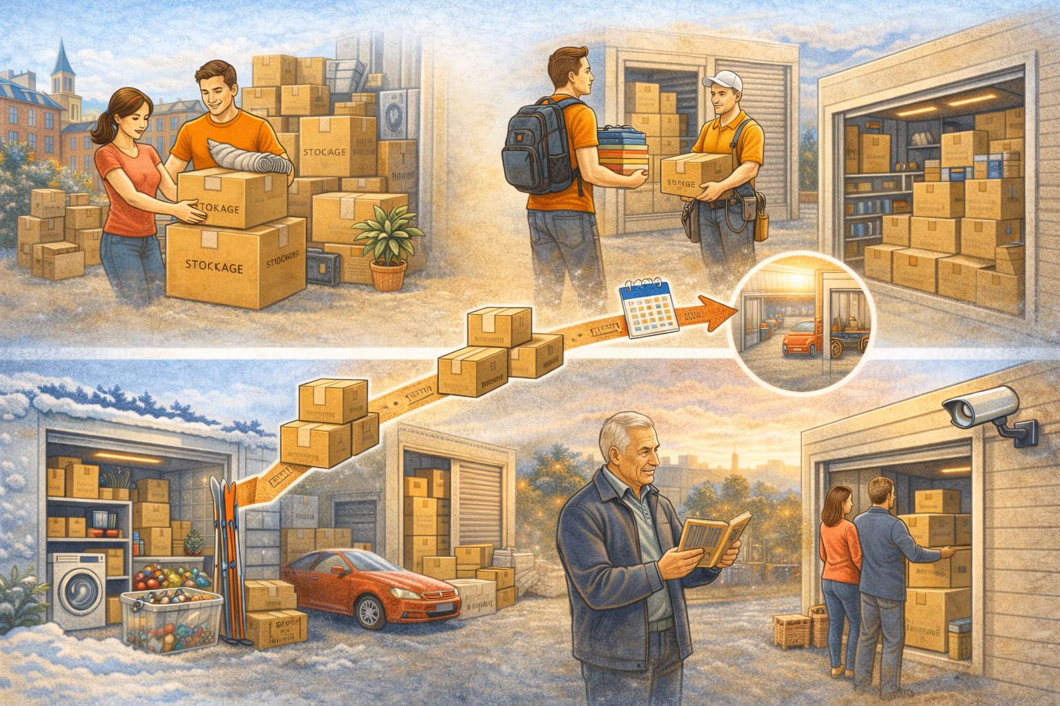 Illustration : Combien de temps louer un box à Roanne ? Court, moyen ou long terme : quelle est la meilleure option ?